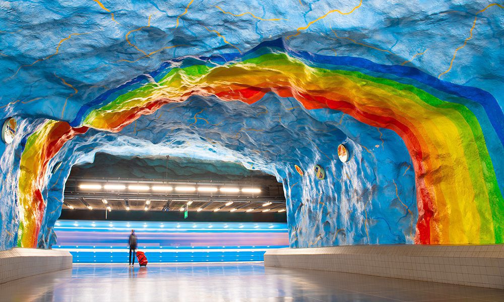 Fundo Arquipélago De Estocolmo Escandinávia Sem Pessoas Verão Foto