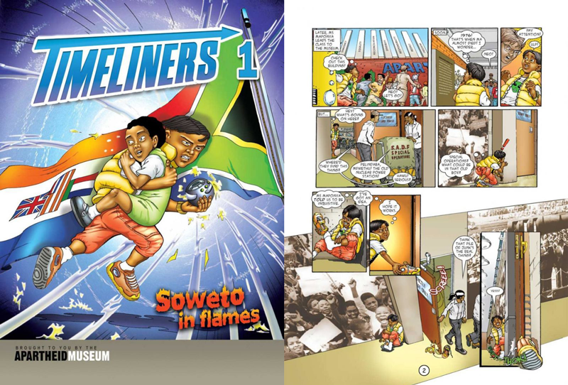 Apartheid history told through comics, by Apartheid Museum