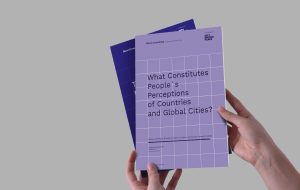 What constitutes perceptions of countries and cities