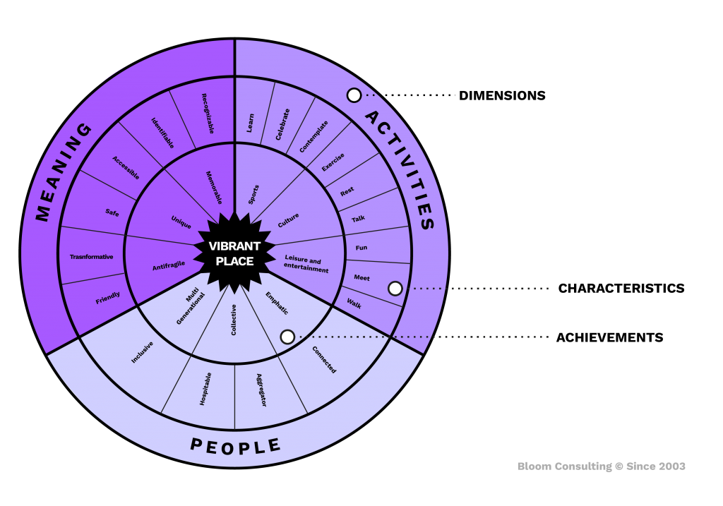 Bloom Consulting Vibrant Places Wheel ©