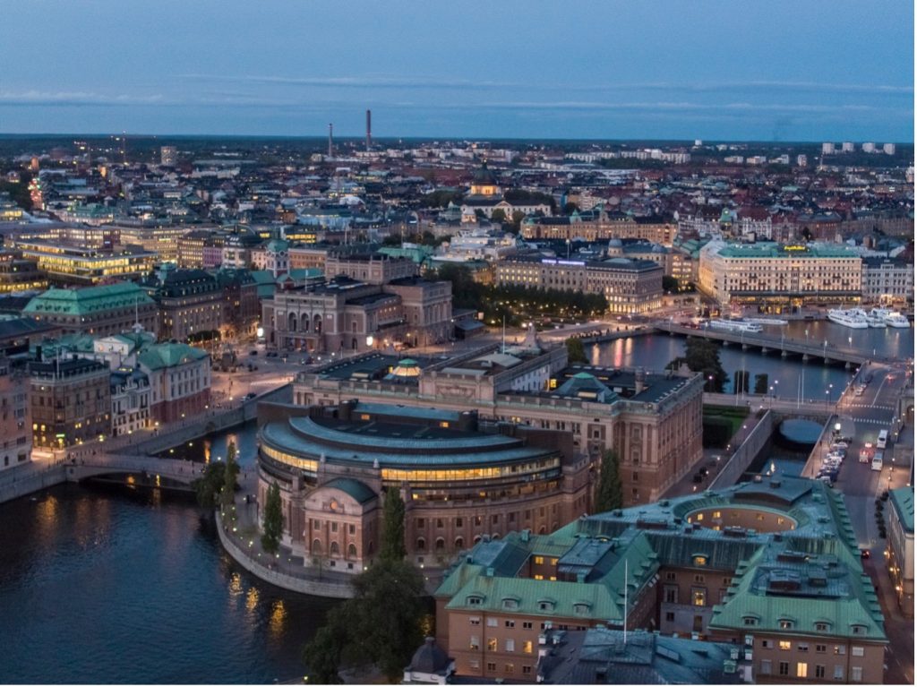 The Swedish Parliament represents the people of Sweden